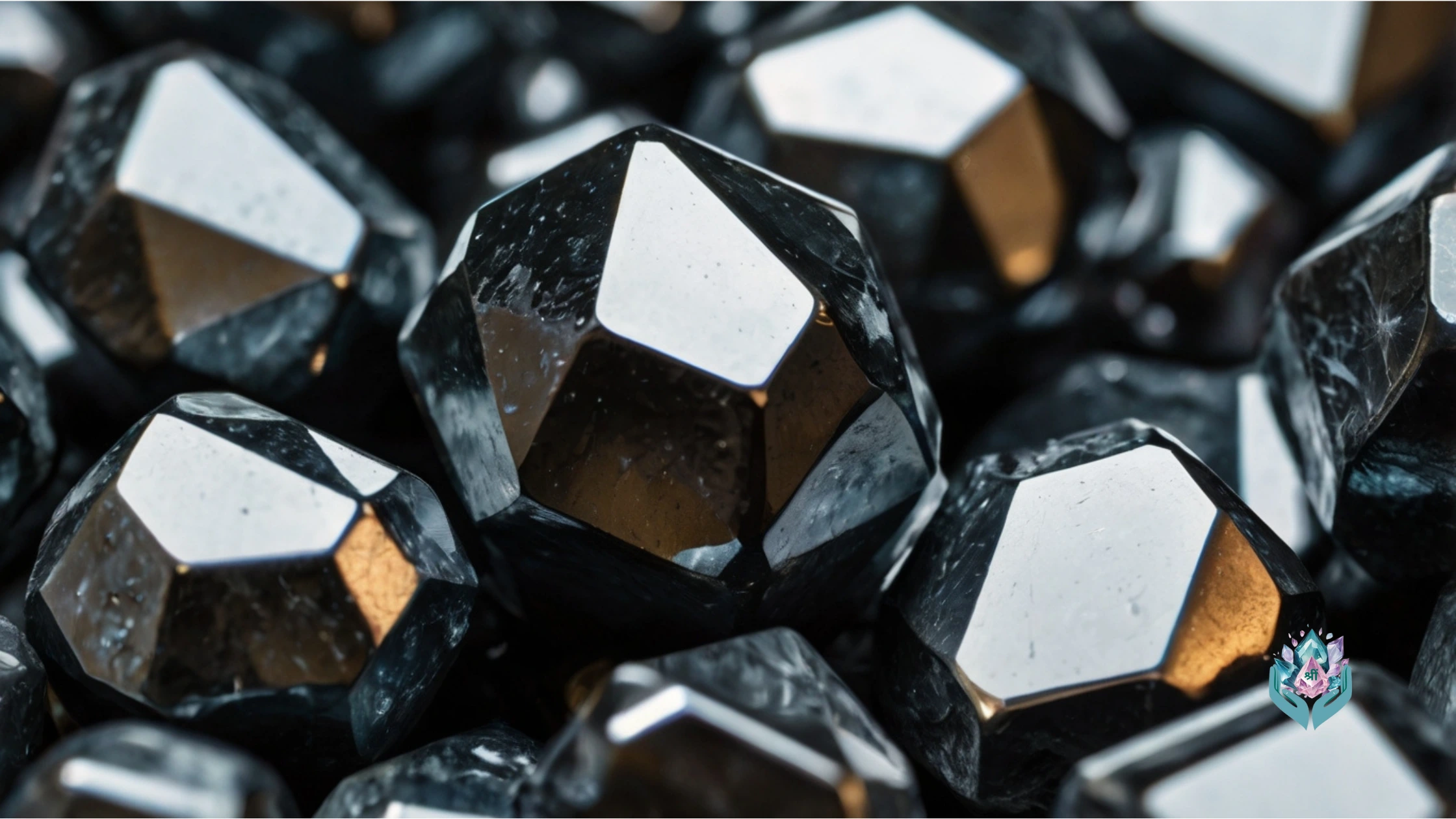 Hematite crystals